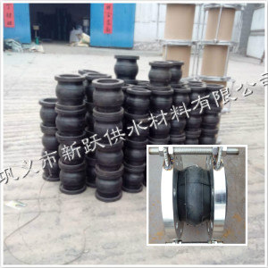 我公司橡胶接头产品使用在鹤壁浚县工程